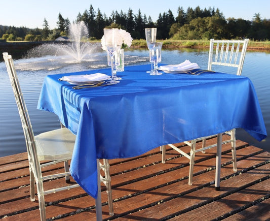 54 in. Square Polyester Tablecloth (4 Colors)