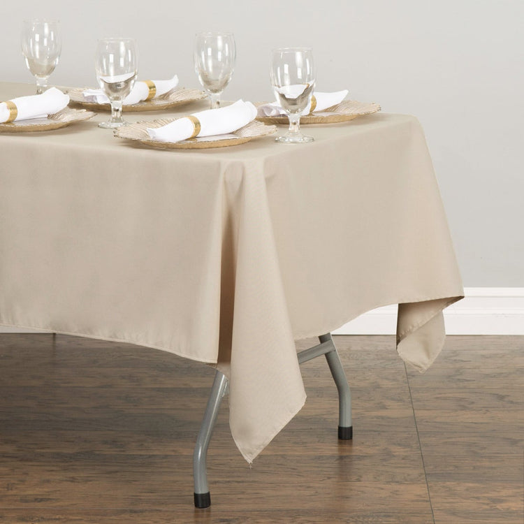 60 X 126 in. Rectangular Polyester Tablecloth (15 Colors)