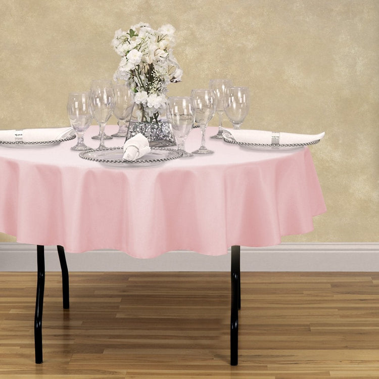 70 in. Round Polyester Tablecloth (20 Colors)