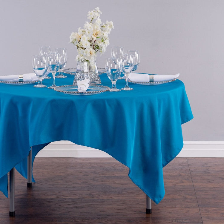 70 in. Square Polyester Tablecloth Caribbean