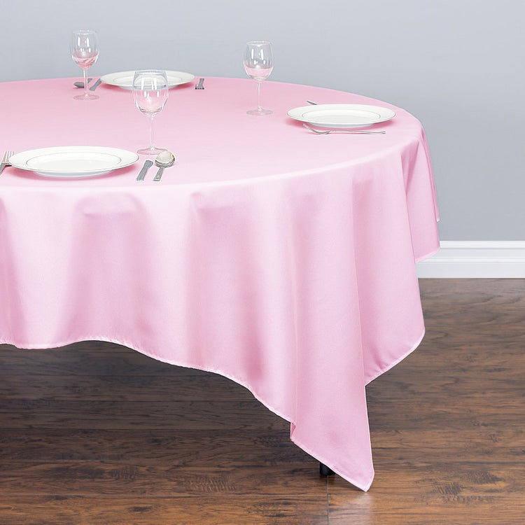 85 in. Square Polyester Tablecloth (15 Colors)