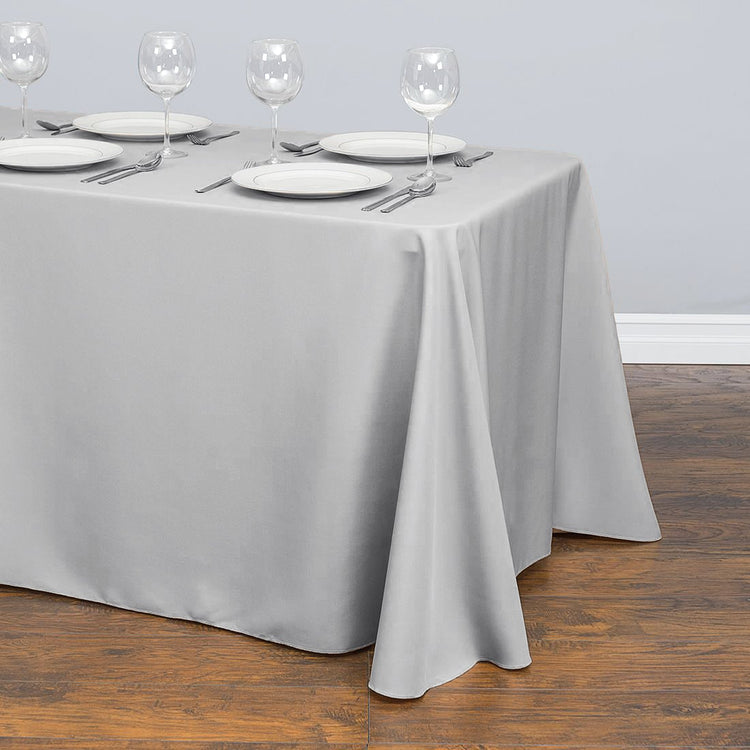 90 X 132 in. Rectangular Polyester Tablecloth (15 Colors)