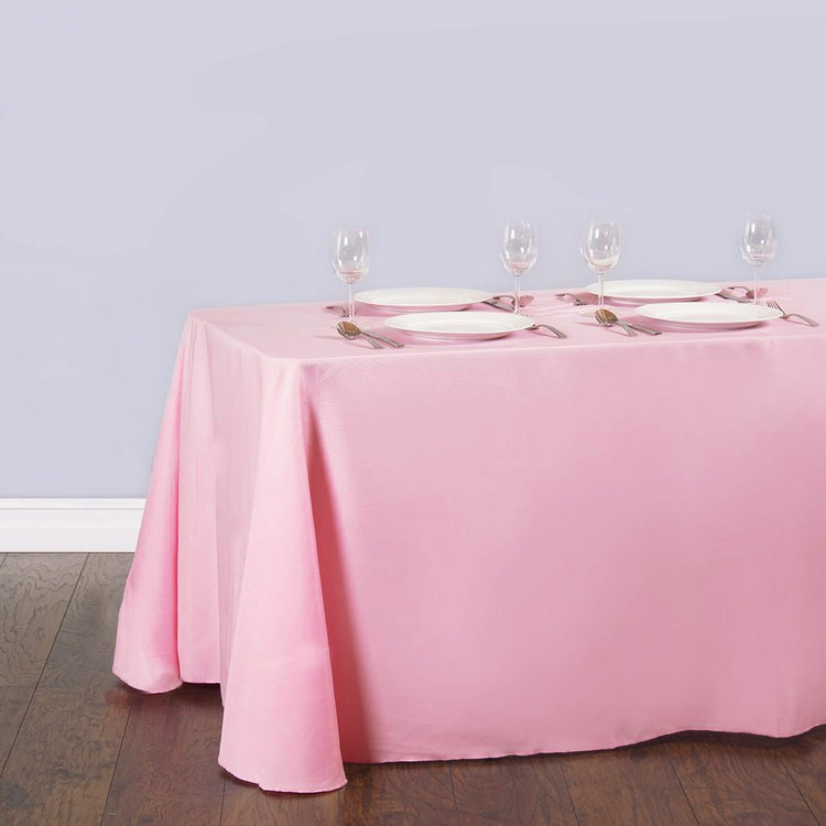 90 X 156 in. Rectangular Polyester Tablecloth (15 Colors)