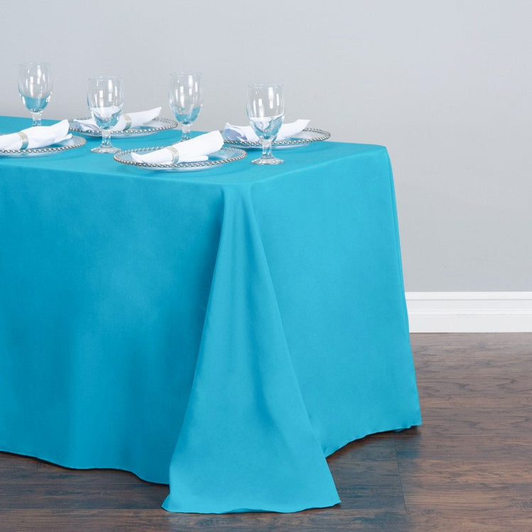 90 X 156 in. Rectangular Polyester Tablecloth (15 Colors)