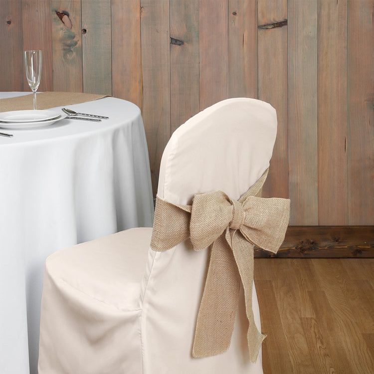 Poplin Stacking Banquet Chair Cover - Basic Quality – Urquid Linen