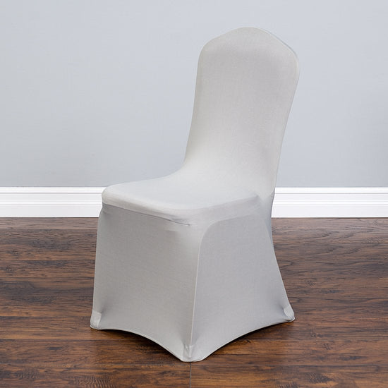 Stretch Banquet Chair Cover Silver