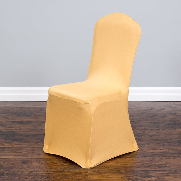 Stretch Banquet Chair Cover Gold
